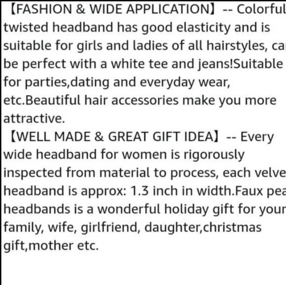 Mustard Knotted Multicolor Pearl Embellished Soft HeadBand - Picture 12 of 12